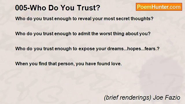(brief renderings) Joe Fazio - 005-Who Do You Trust?