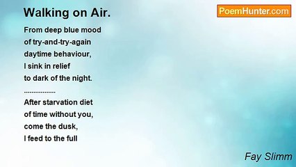 Fay Slimm - Walking on Air.