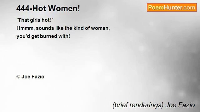 (brief renderings) Joe Fazio - 444-Hot Women!