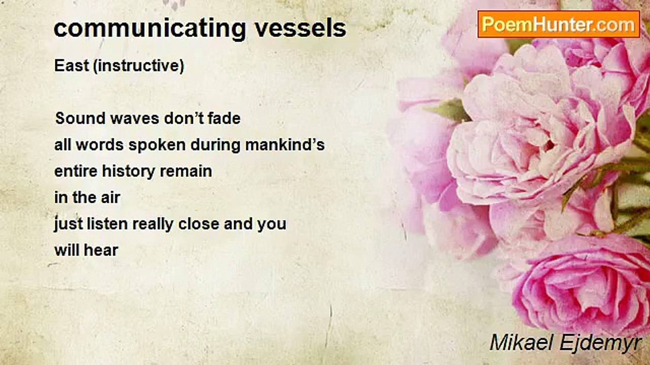 Mikael Ejdemyr - communicating vessels