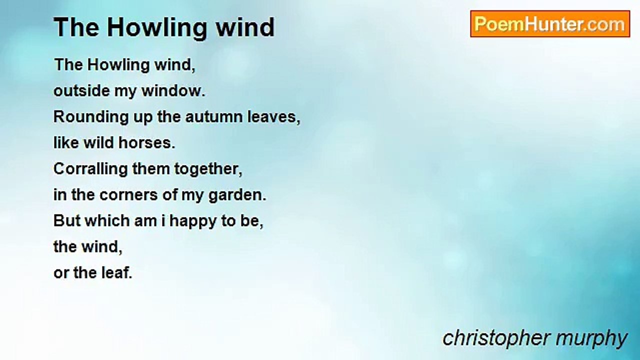 christopher murphy - The Howling wind