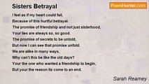 Sarah Reamey - Sisters Betrayal