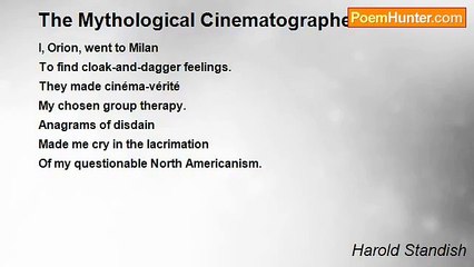 Harold Standish - The Mythological Cinematographer