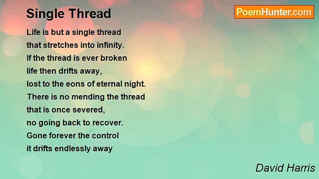 David Harris - Single Thread