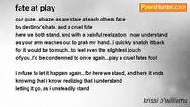 krissi b'williams - fate at play
