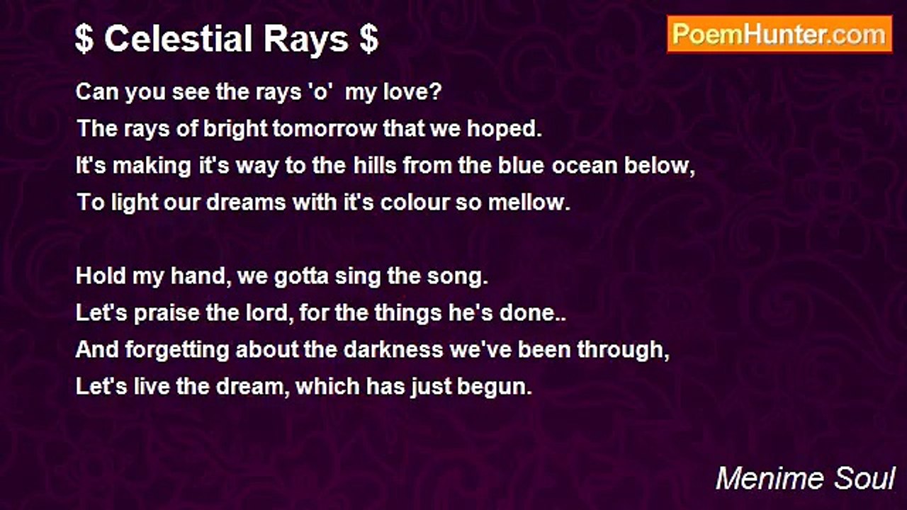 Menime Soul - $ Celestial Rays $