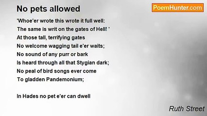 Ruth Street - No pets allowed