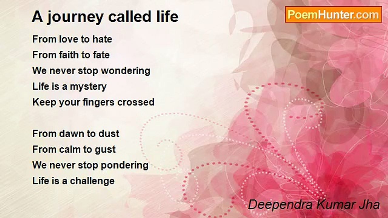 Deependra Kumar Jha - A journey called life