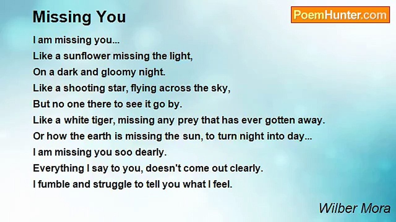 Wilber Mora - Missing You