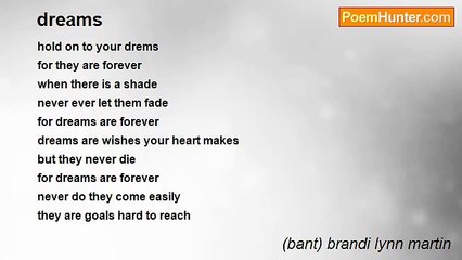 (bant) brandi lynn martin - dreams