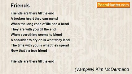 (Vampire) Kim McDermand - Friends