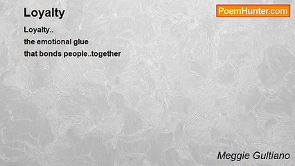Meggie Gultiano - Loyalty