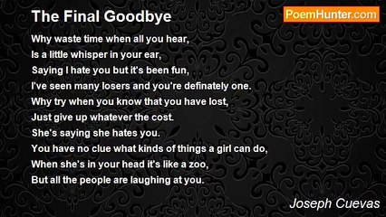 Joseph Cuevas - The Final Goodbye