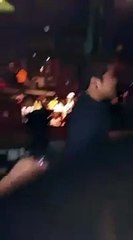 FAIL ! il fume un cierge magique qui lui pète au visage ...