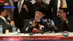 Dr Tahir ul Qadri answering questions in New York  about Dharna , PTI and Revolution