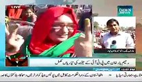PTI Woman supporter in Rahim Yar Khan Jalsa declares Imran Khan the -Rebirth of Jinnah- - Video Dailymotion