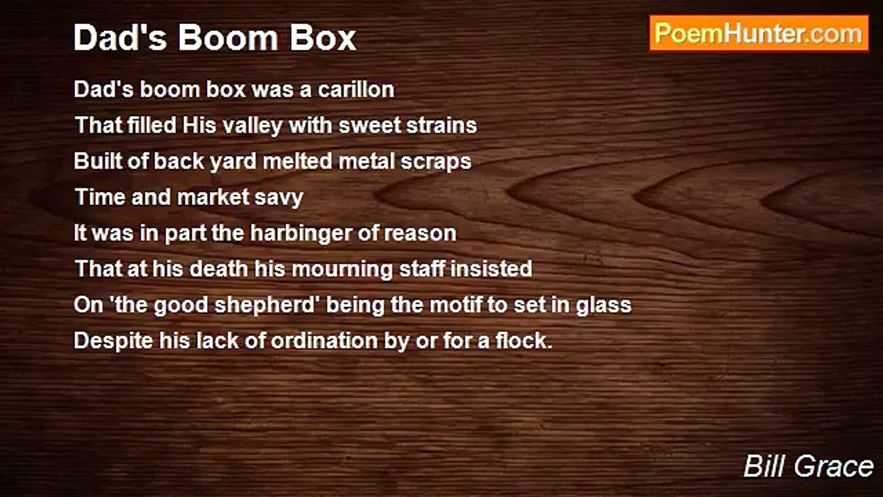 Bill Grace - Dad's Boom Box