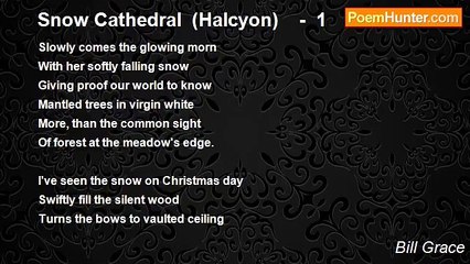 Bill Grace - Snow Cathedral  (Halcyon)    -  1