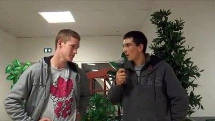 Iterview d'un conseiller principal d’éducation lors des rencontres de délégués 2014 d'Auvergne à Super Besse