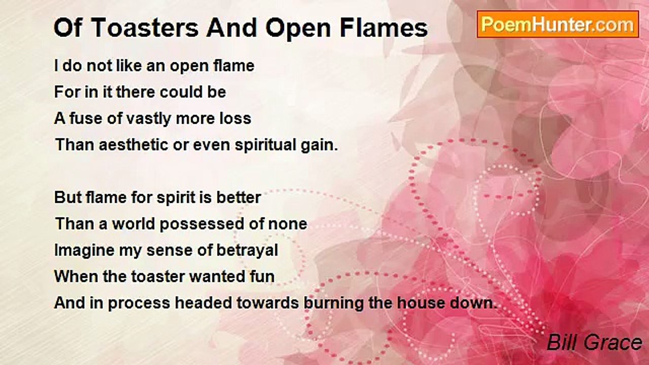 Bill Grace - Of Toasters And Open Flames