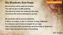 Bill Grace - Six Shadows And Hope