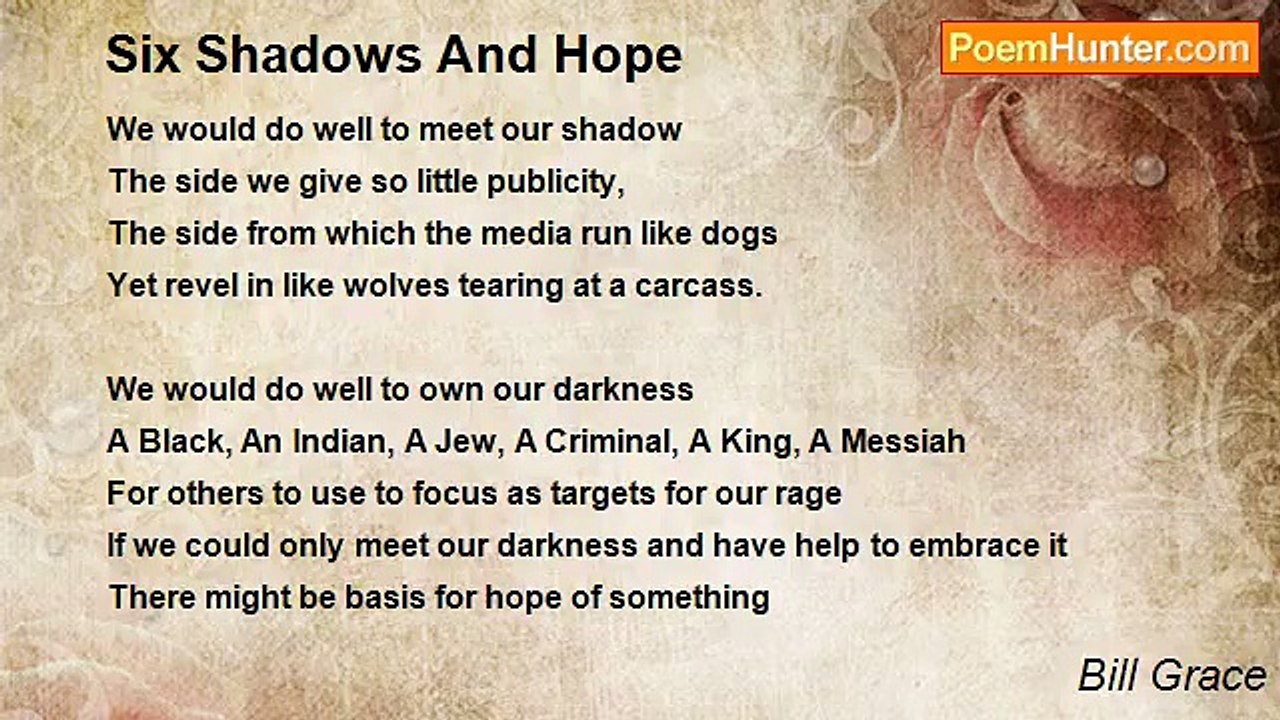 Bill Grace - Six Shadows And Hope