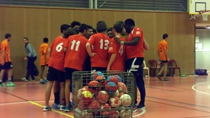 U18 Garçons - 08novembre 2014 - la salvetat - cri de guerre