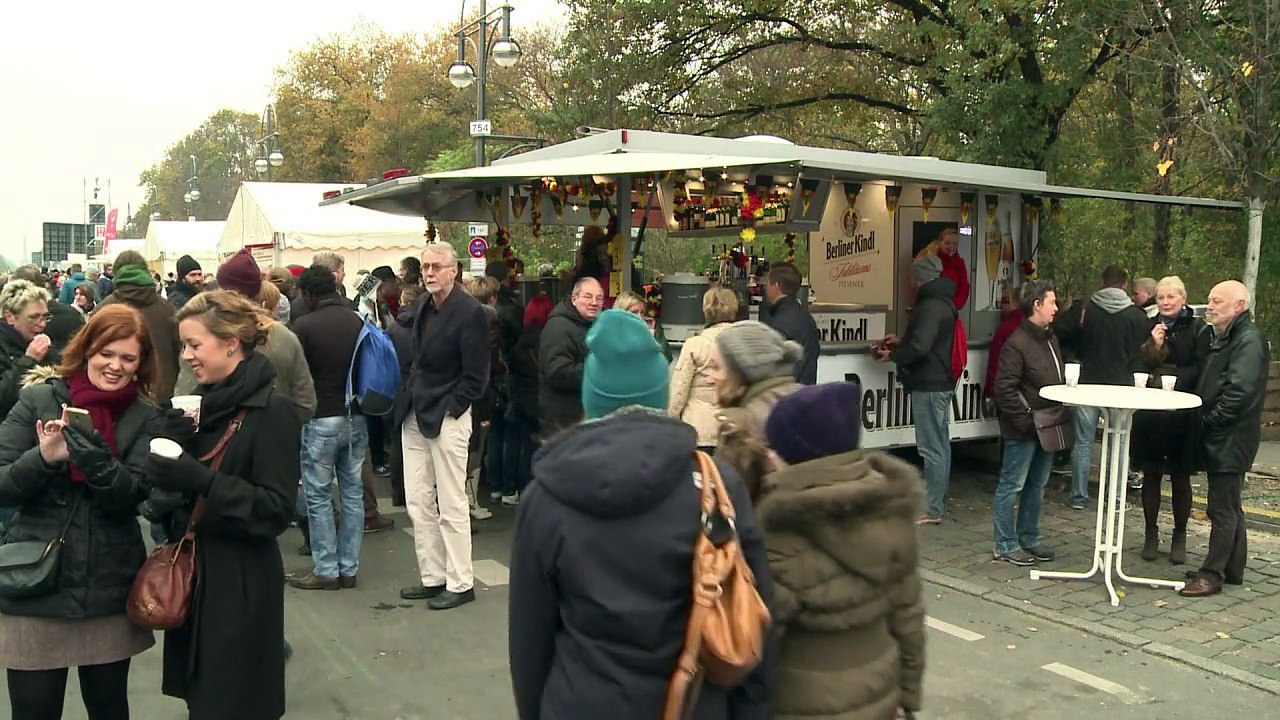 L'Allemagne célèbre dans la joie les 25 ans de la chute du Mur