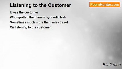 Bill Grace - Listening to the Customer