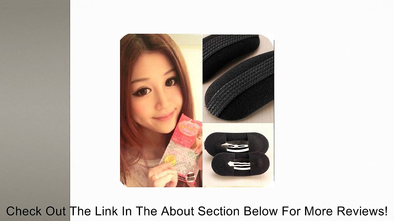 Ibeauty(TM) BUMP IT UP Volume Velcro Hair Inserts With Clip Back Do Beehive Hair styler Review