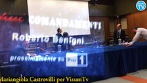 I dieci Comandamenti su Raiuno - La conferenza stampa con il conduttore Roberto Benigni
