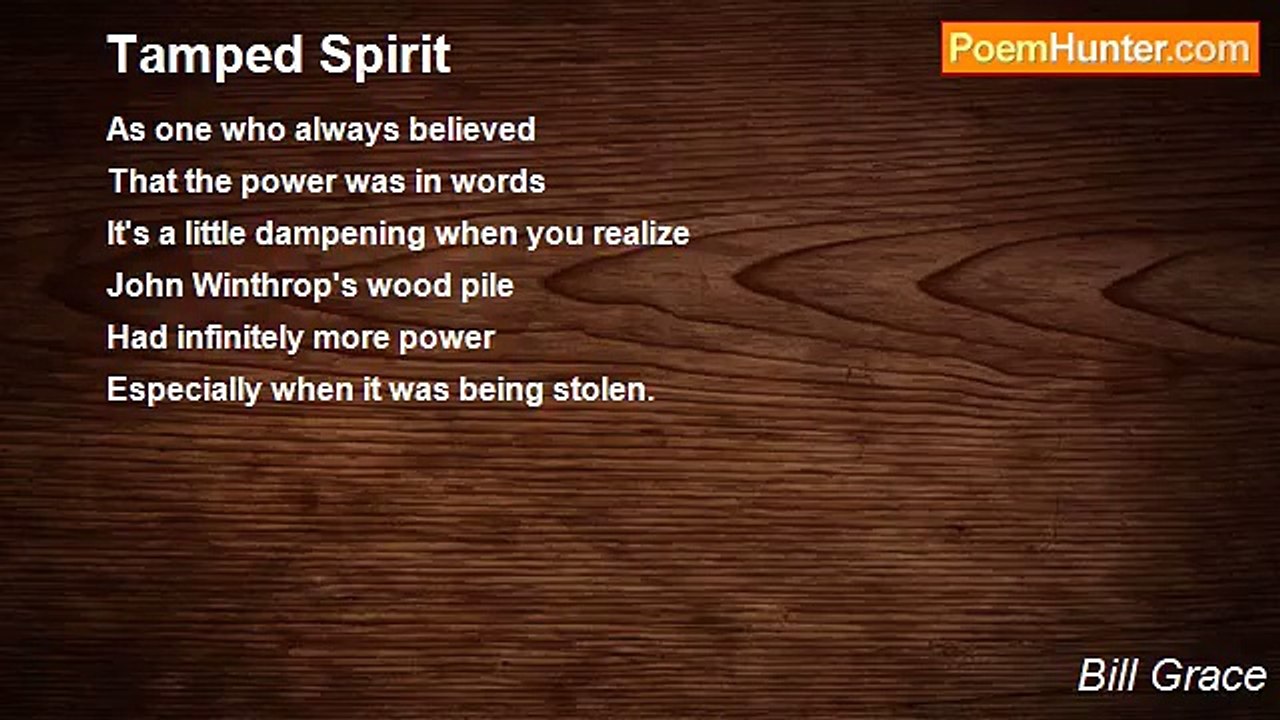 Bill Grace - Tamped Spirit