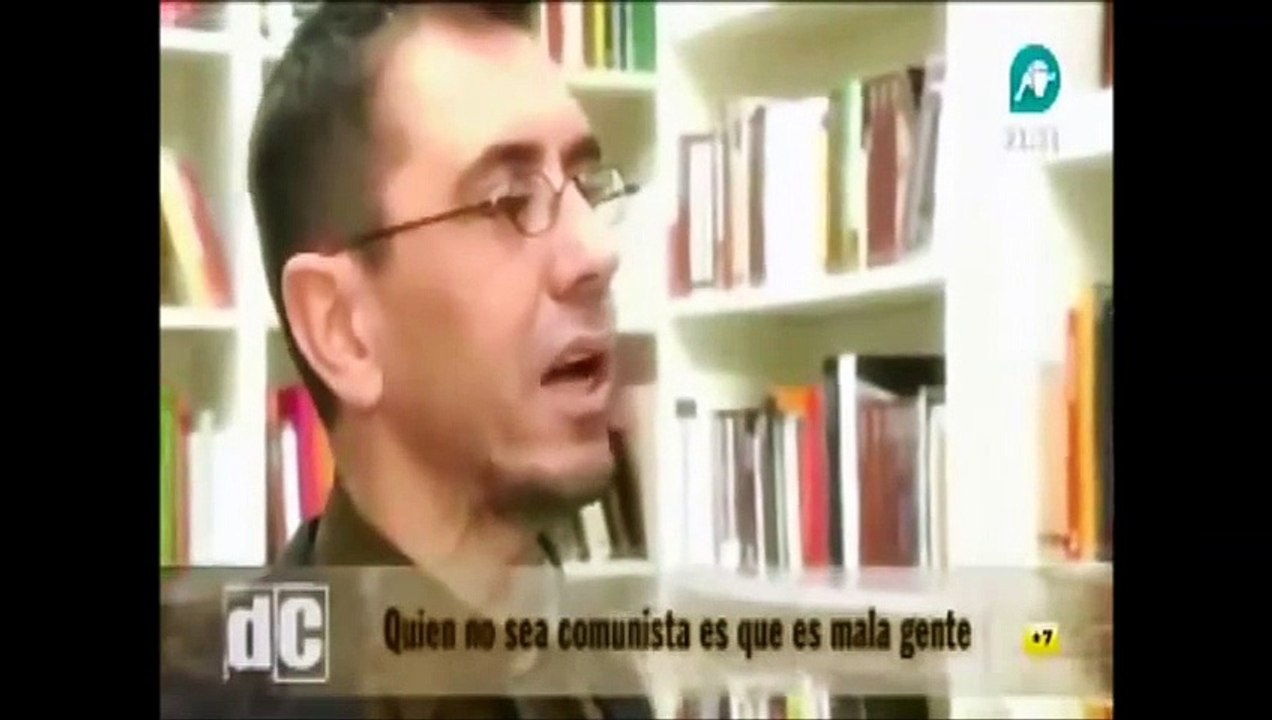 Juan Carlos Monedero, nº 2 de "podemos": "el que no sea comunista es que es mala gente"