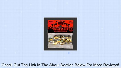 Millitay Pin keepers, biker leather jacket, vest, pin Review