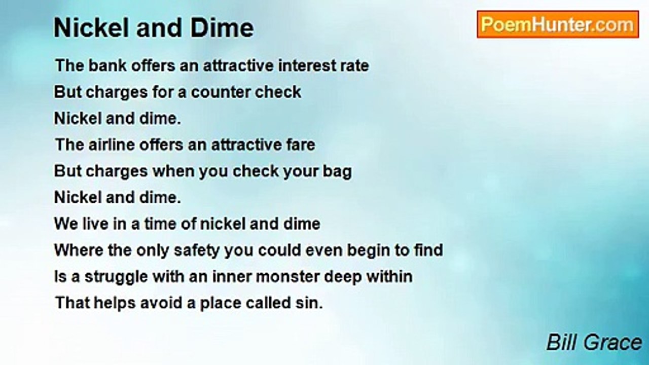 Bill Grace - Nickel and Dime