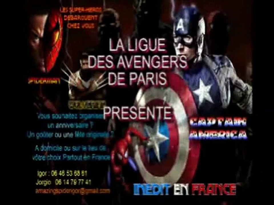 spectacle enfant la ligue des avengers de paris