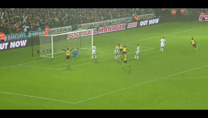 Swansea 0-1 Arsenal - Alexis Sánchez - 09-11-2014