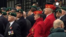 Dia da Lembrança: Papoilas em homenagem aos soldados britânicos mortos em combate
