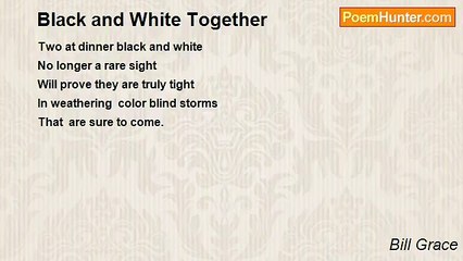 Bill Grace - Black and White Together