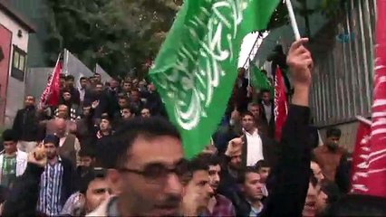 İsrail bayrağını yaktılar