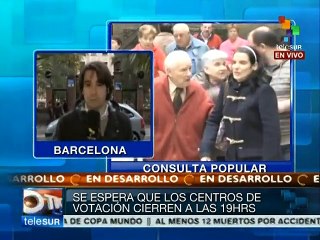 Más de un millón de catalanes han votado en consulta soberanista