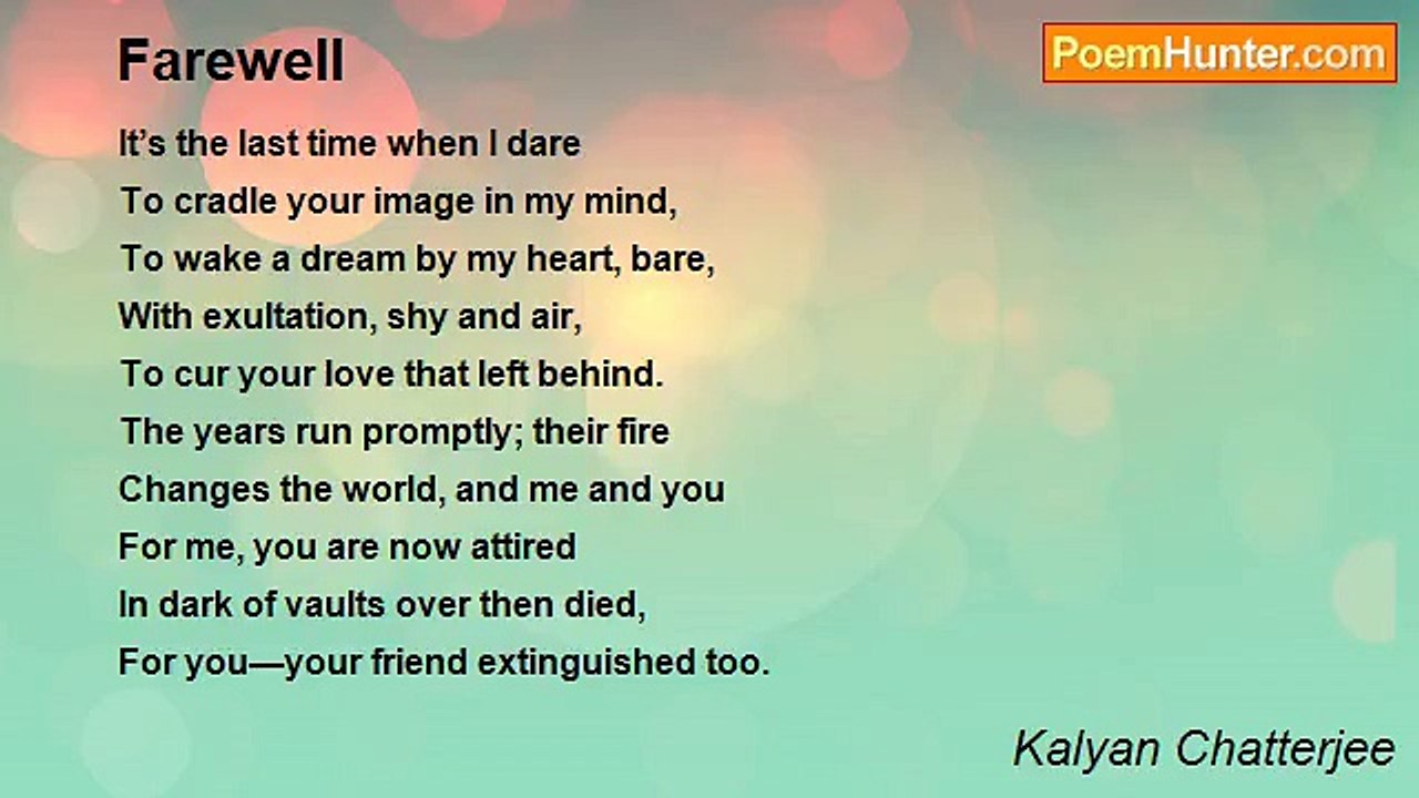 Kalyan Chatterjee - Farewell