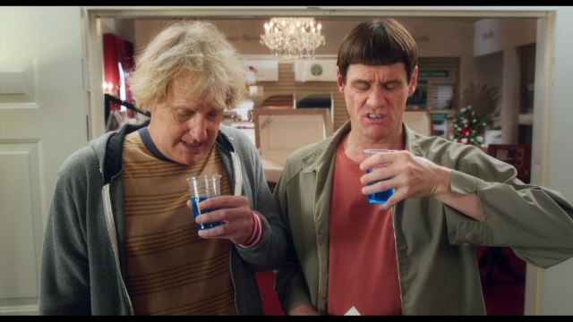 Harry And Lloyd Take A Drink At A Funeral Parlor In 'Dumb And Dumber To'
