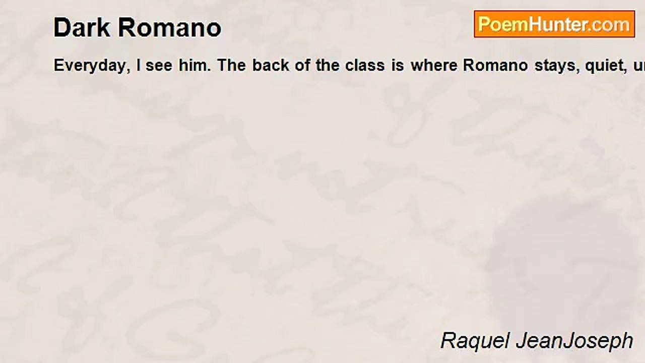 Raquel JeanJoseph - Dark Romano