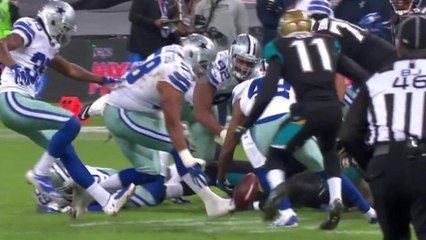 Q2 Denard Robinson fumbles, Cowboys recover