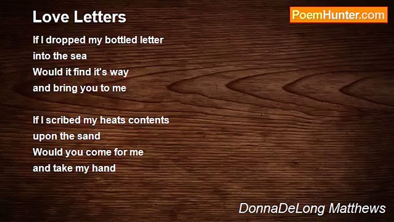 DonnaDeLong Matthews - Love Letters