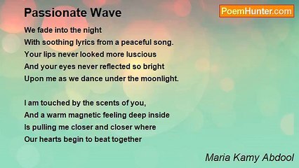 Maria Kamy Abdool - Passionate Wave