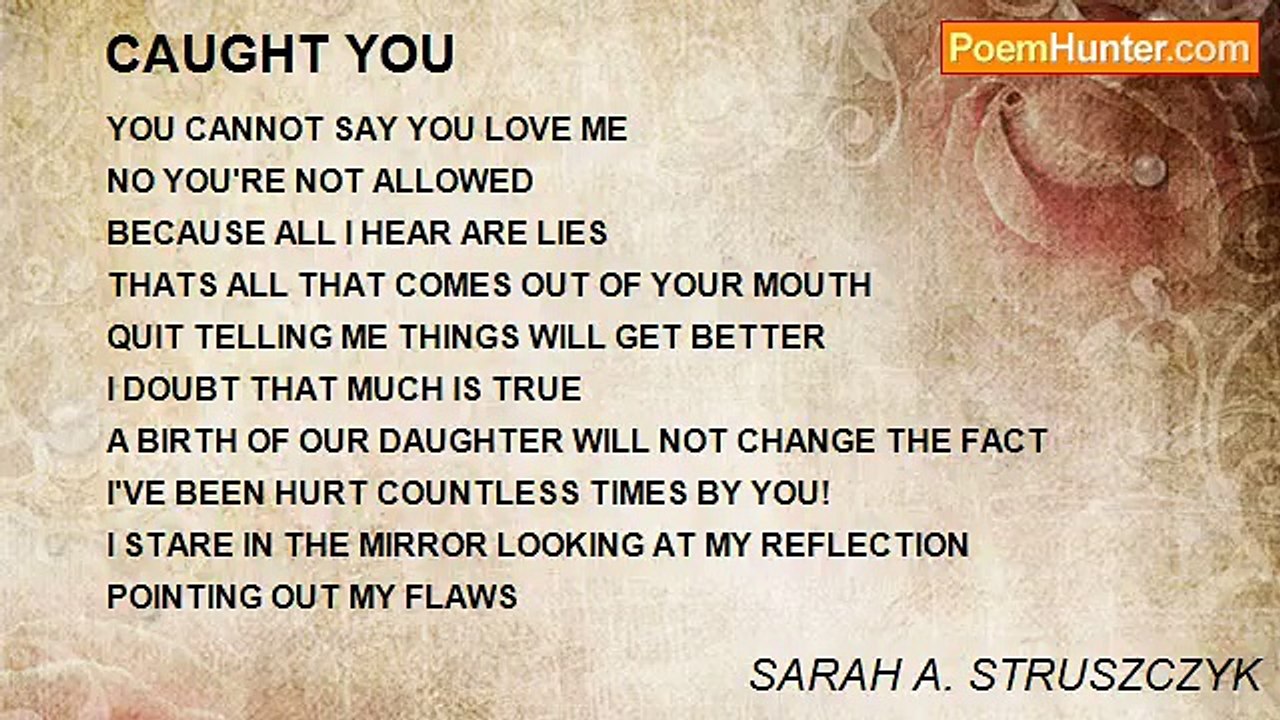 SARAH A. STRUSZCZYK - CAUGHT YOU