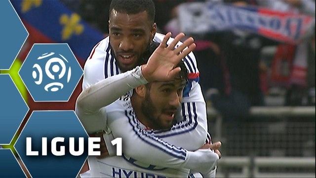 But Nabil FEKIR (20ème) / Olympique Lyonnais - EA Guingamp (3-1) - (OL - EAG) / 2014-15