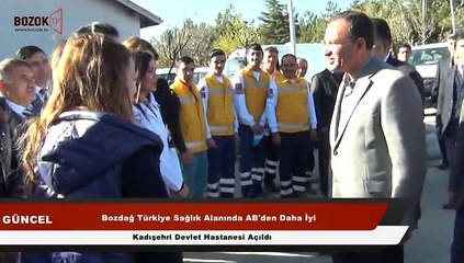ADALET BAKANI BOZDAĞ, “TÜRKİYE’DE SAĞLIK HİZMETLERİ AB ÜLKELERİNDEN DE AMERİKA’DAN DA DAHA İYİ SEVİYEDE”